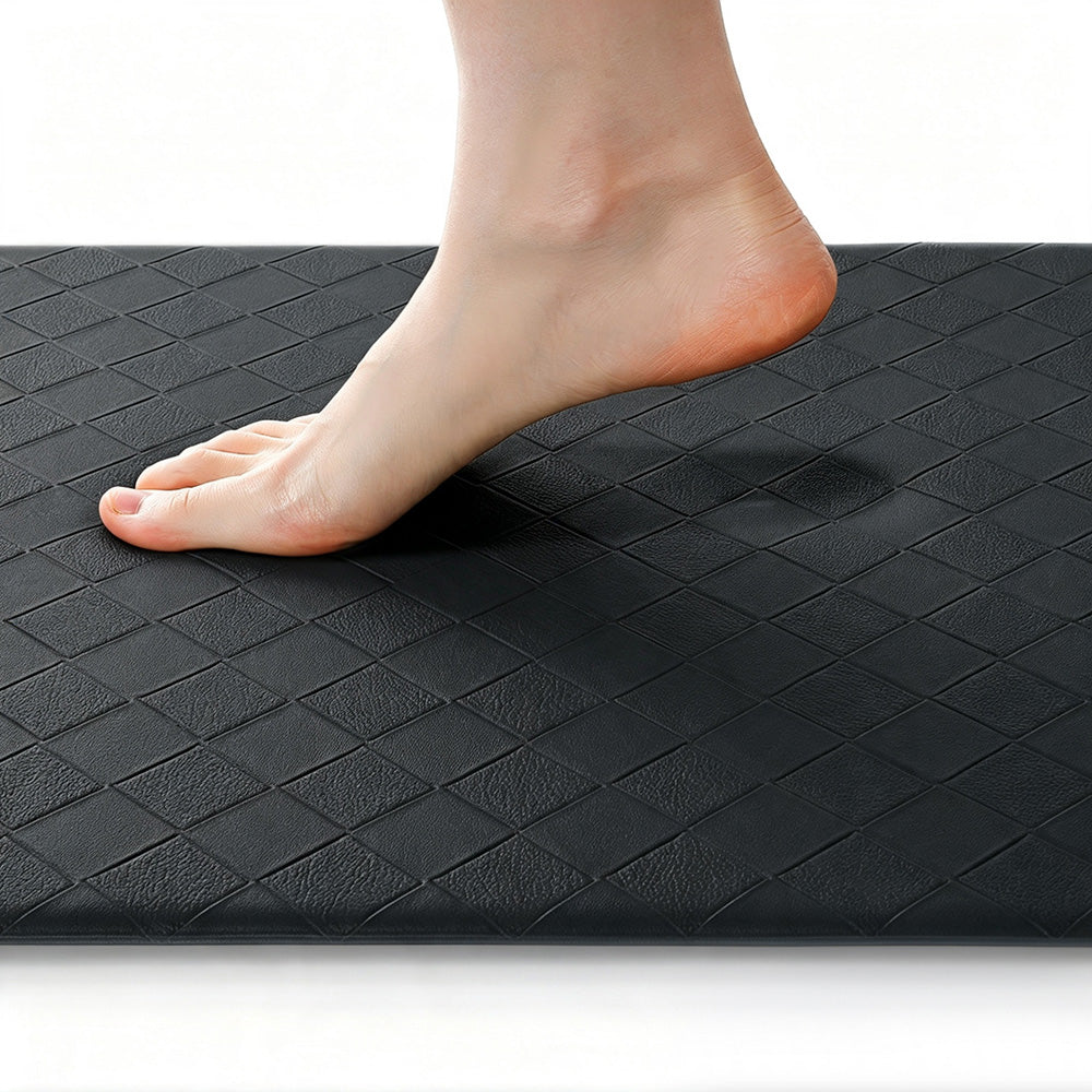 Kitchen Mat Waterproof Floor Mat - Black
