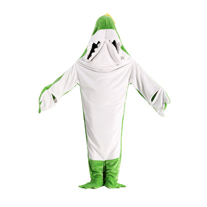 Dinosaur Hoodie Hooded Onesies Wearable Blanket for Adult