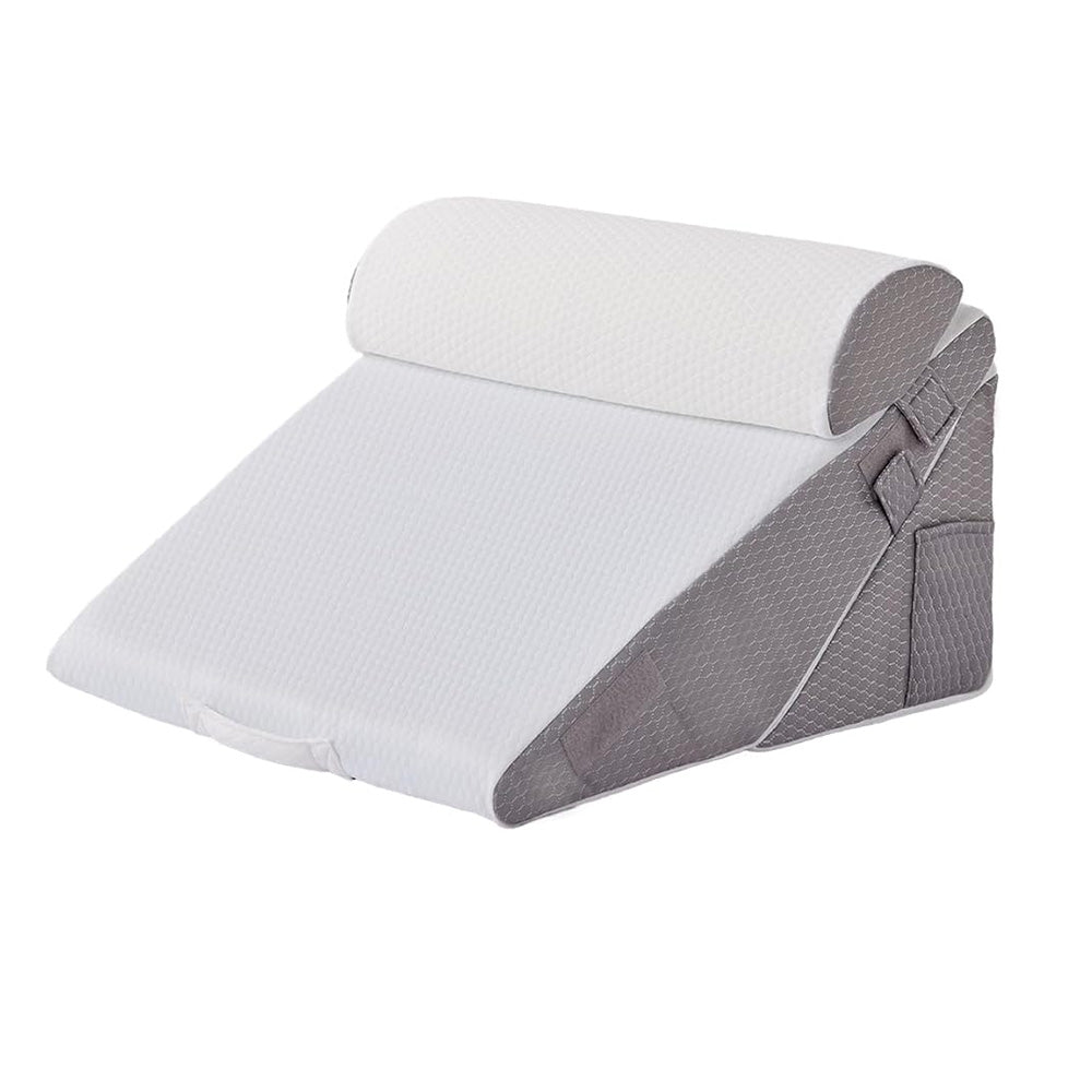 Wedge Pillow Headboard for After Surgery Adjustable Wedge Pillow for Acid Reflux Relief
