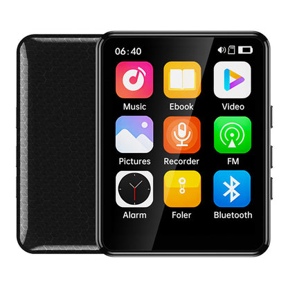 MP4 Player with Bluetooth 2.4-Inch Screen Built-in Speaker and FM Radio