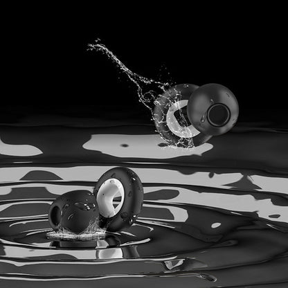 Pair of Reusable Soft Silicone Ear Plugs  Noise Cancelling Sleep Travel Earplugs Black