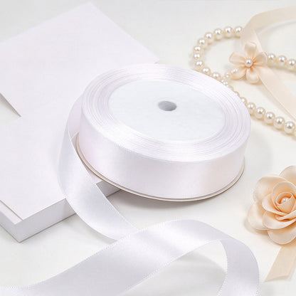3 Rolls 22M Double Sided Polyester Satin Ribbon Christmas Gift Wrapping Decorative