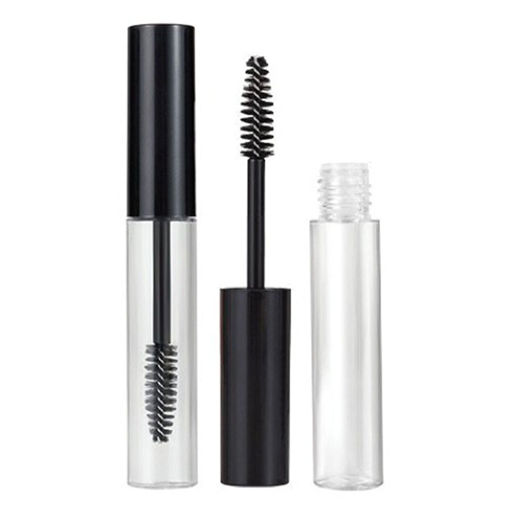 10 Pack 10ml PETG Empty Mascara Tubes with Inner Stoppers - Black