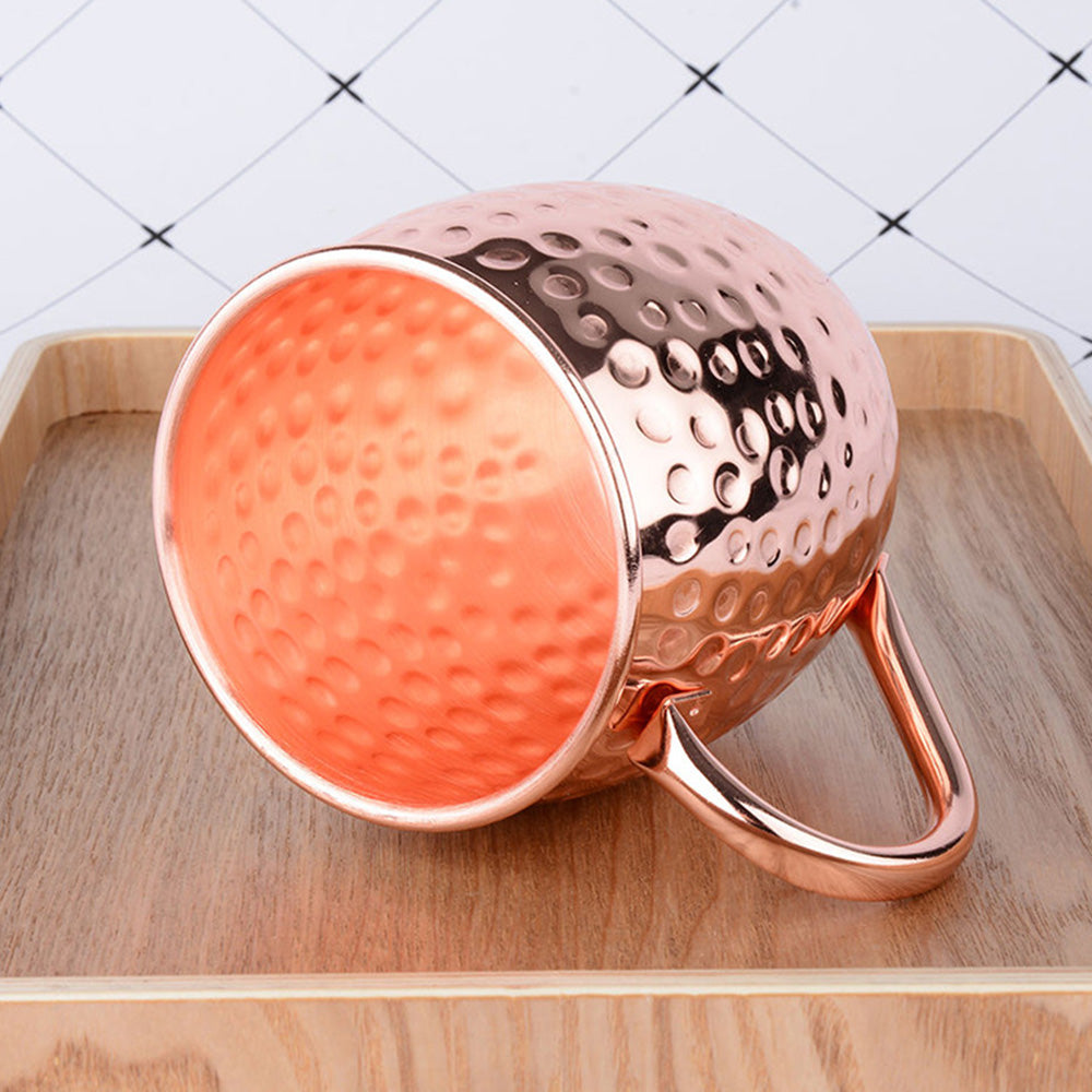 Copper Moscow Mule Mug 530ml Hammered Cocktail Beer Mug