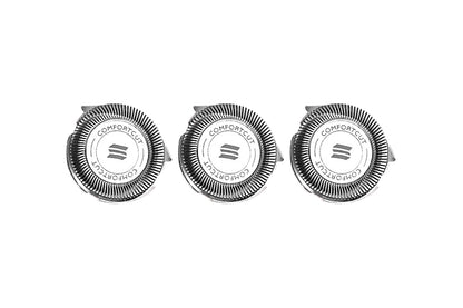 3 Pieces Replacement Shaver Heads for Series 3000 2000 1000