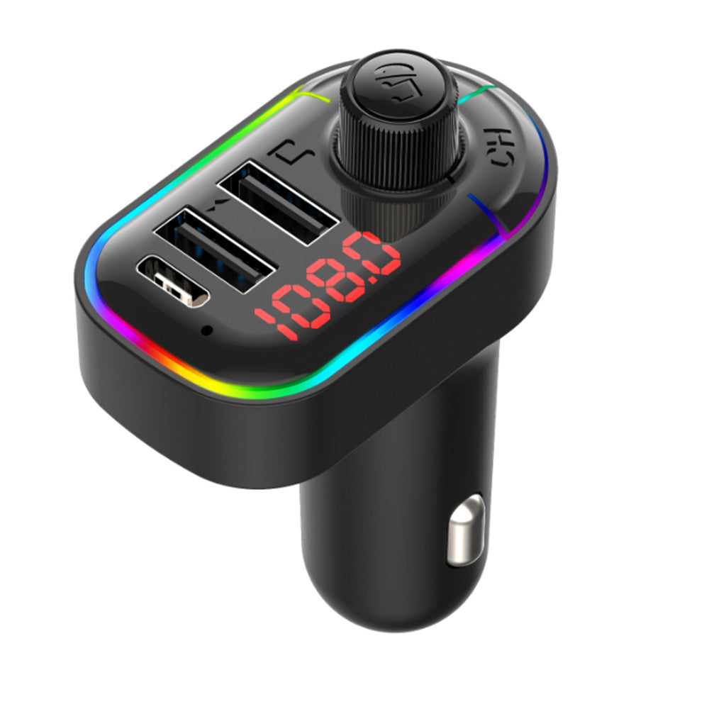 Bluetooth Wireless Radio Car Receiver FM Transmitter Adapter with Dual USB Fast Charging Ports