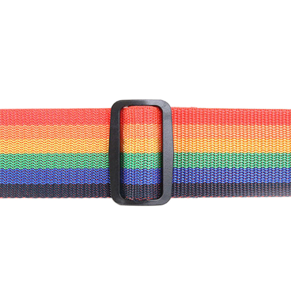 200cm Cross Packing Luggage Strap with Combination Lock - Mixed Color