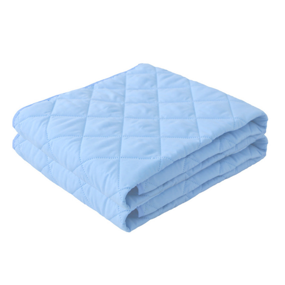 2Pcs Reusable Large Urine Mat Water Resistant Nappy Diaper Changing Pad Blue