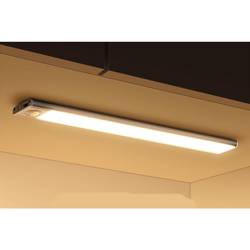 Smart Motion Sensor Light Bar for Cabinets Hallways-White