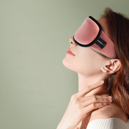 Travel  3D Sleeping Eye Mask Soft Memory Foam Blockout Eye Mask Pink