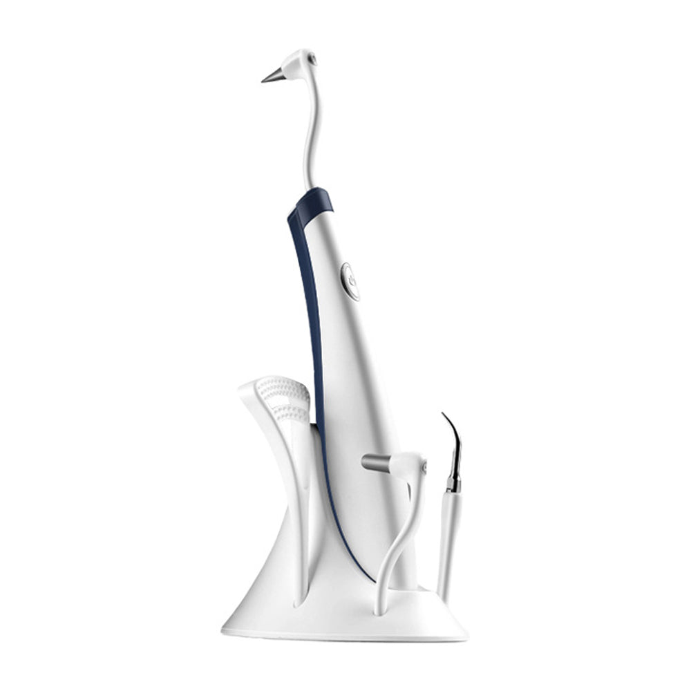 5 in1 Electric Ultrasonic Teeth Calculus Remover Teeth Cleaner Oral Care White
