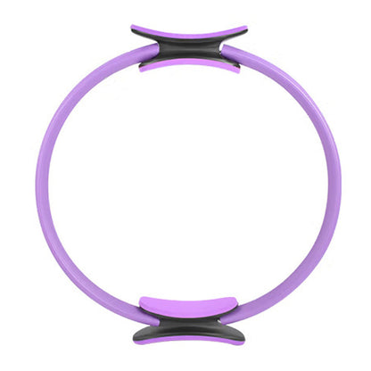 Pilates Ring Resistance Training Tool Yoga Exercise Magic Circle Grip Purple