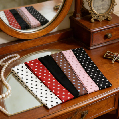6 Pieces Polka Dot Headbands Set Retro Headbands