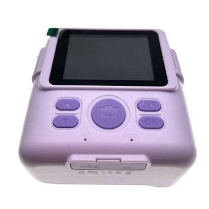 1080P Instant Print Camera for Kids Digital Video Camera with 32GB TF Card Christmas Birthday Present Purple