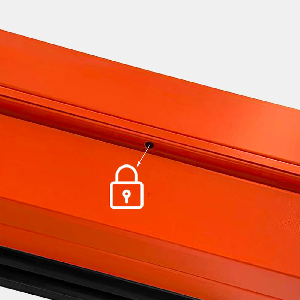 3 Tier Metal Tool Box with Handle Lock Hole
