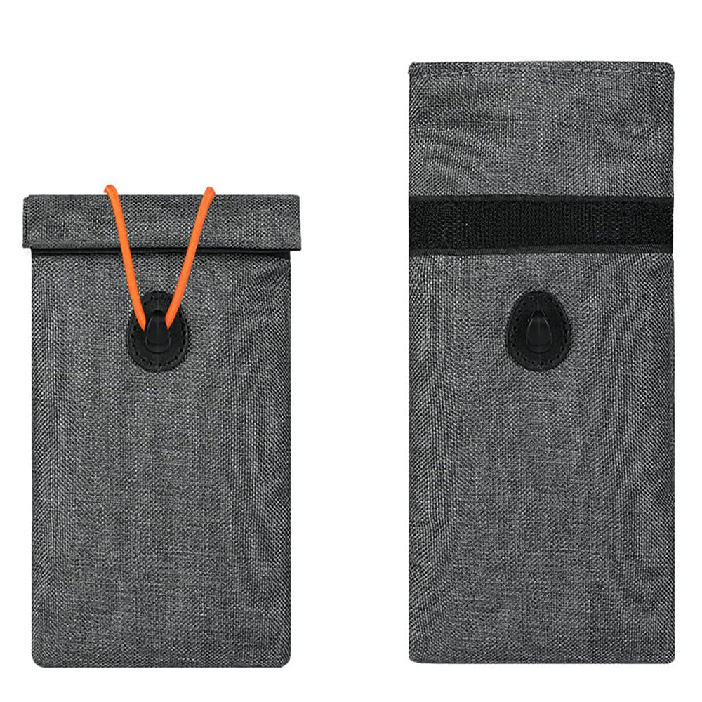 Faraday Phone Pouch RFID Signal Blocking Key Pouch Wallet Case For Privacy Protection-Grey