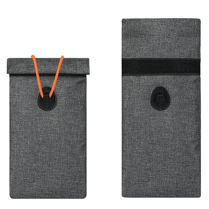 Faraday Phone Pouch RFID Signal Blocking Key Pouch Wallet Case For Privacy Protection-Grey