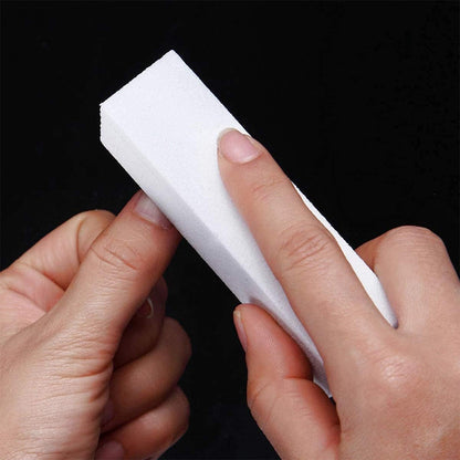 10Pcs 150 Grit Nail Buffer Blocks for Acrylic and Gel Nails-White