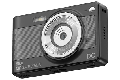 2.8 Inch Digital Camera 1080P Video Camera with 32GB Card 8X Zoom Anti Shake Compact Small Camera-Black