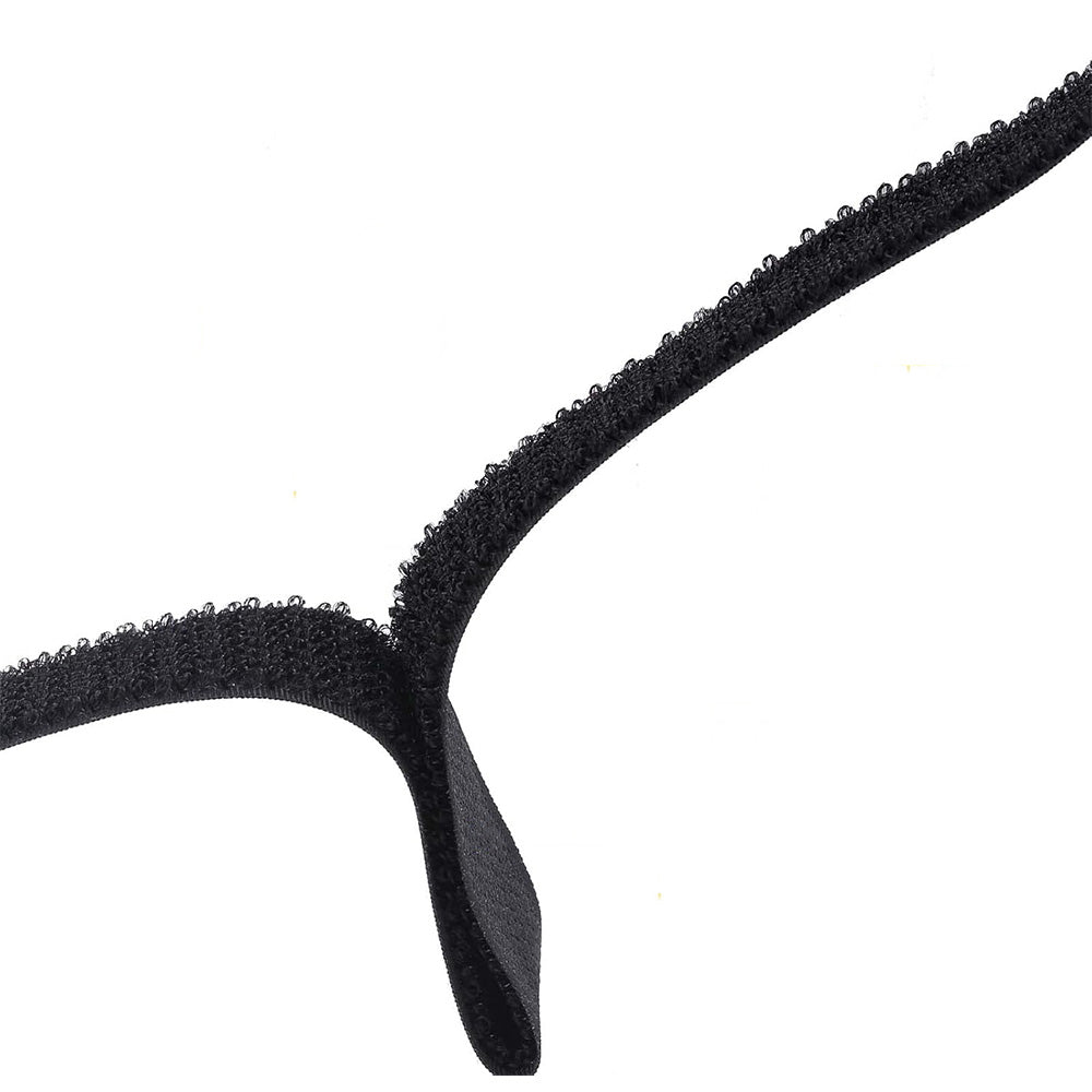 Self Gripping Hook and Loop Tie Nylon Cable Strap with Metal Buckles
