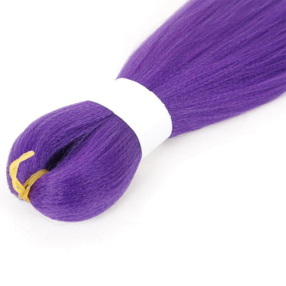 Purple Braiding Hair Extensions Synthetic Hair for Cosplay & Halloween Costumes