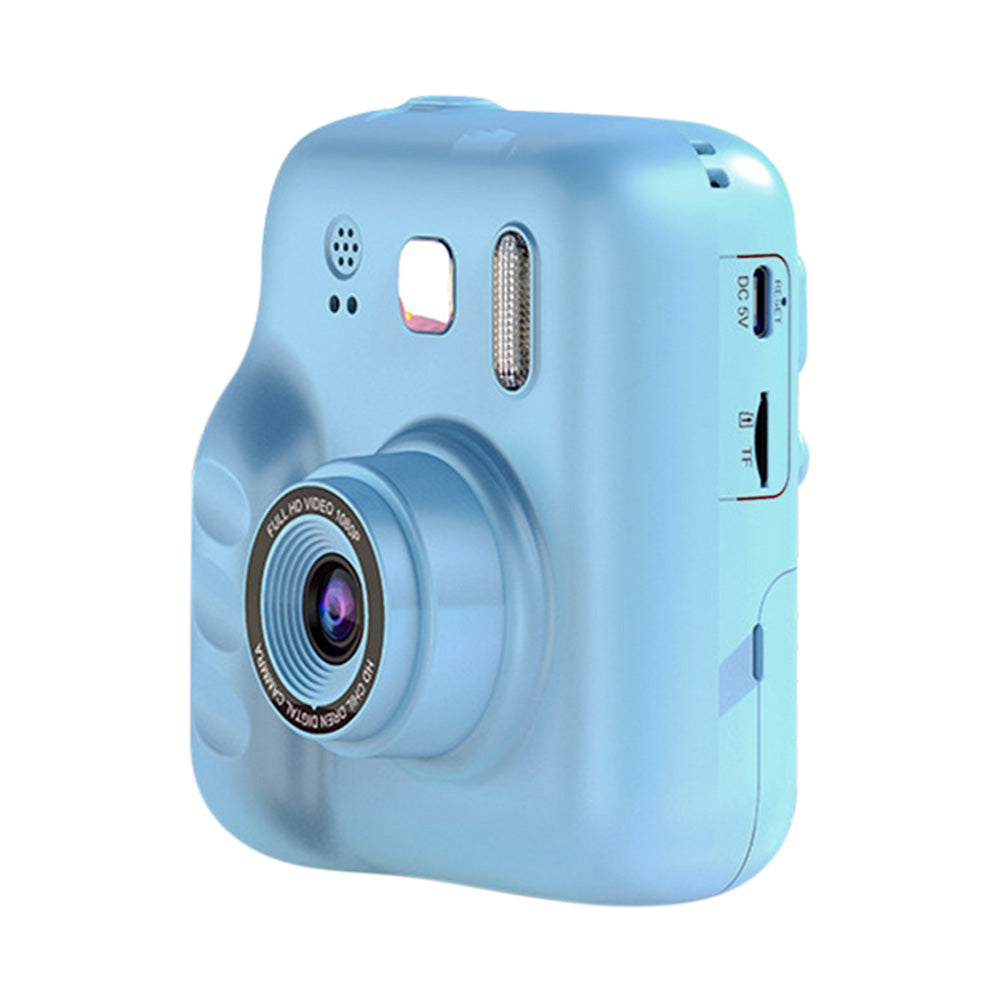 Kids Camera With Instant Print Portable Thermal Printing Digital Camera Toy-Blue