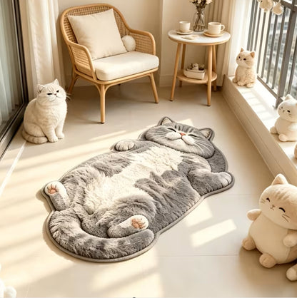 Cat Door Mat Diatom Mud Absorbent Bathroom Mat