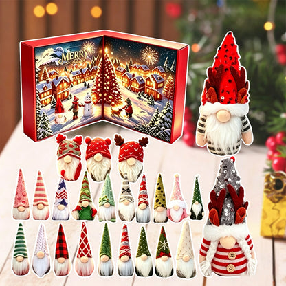 Christmas Gnome Advent Calendar 24 Gnomes Daily Surprise