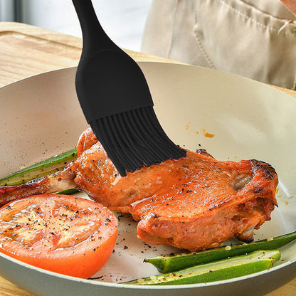 9PCS Silicone Spatula Set Non stick Spoon Utensil Baking Tools With Ergonomic Grip-Black