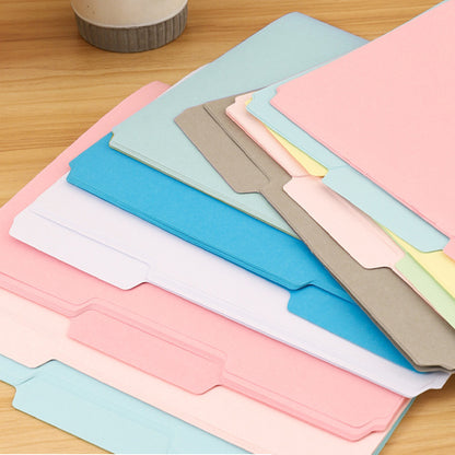 30 Pack File Folder Index Tabs Manila Paper Labels Morandi Colors for Office School