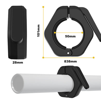 Quick Release Olympic Barbell Clamps ¨C Weight Bar Clips for Home Gym