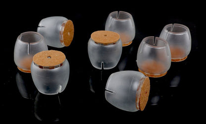32Pcs Silicone Round Chair Table Leg Caps 25 to 29MM Protection