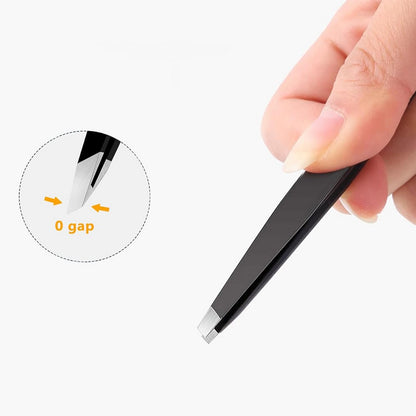 4 PCS Stainless Steel Tweezers Set Precision Tweezers for Blackhead and Tick Remover