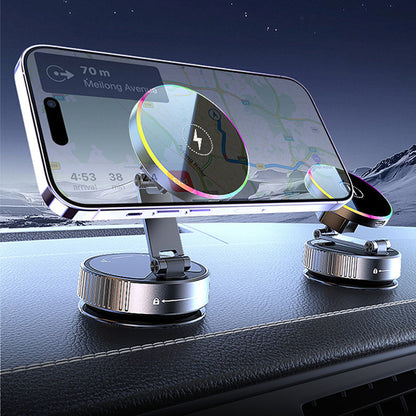 Aluminum Alloy Car Wireless Charger with RGB Light