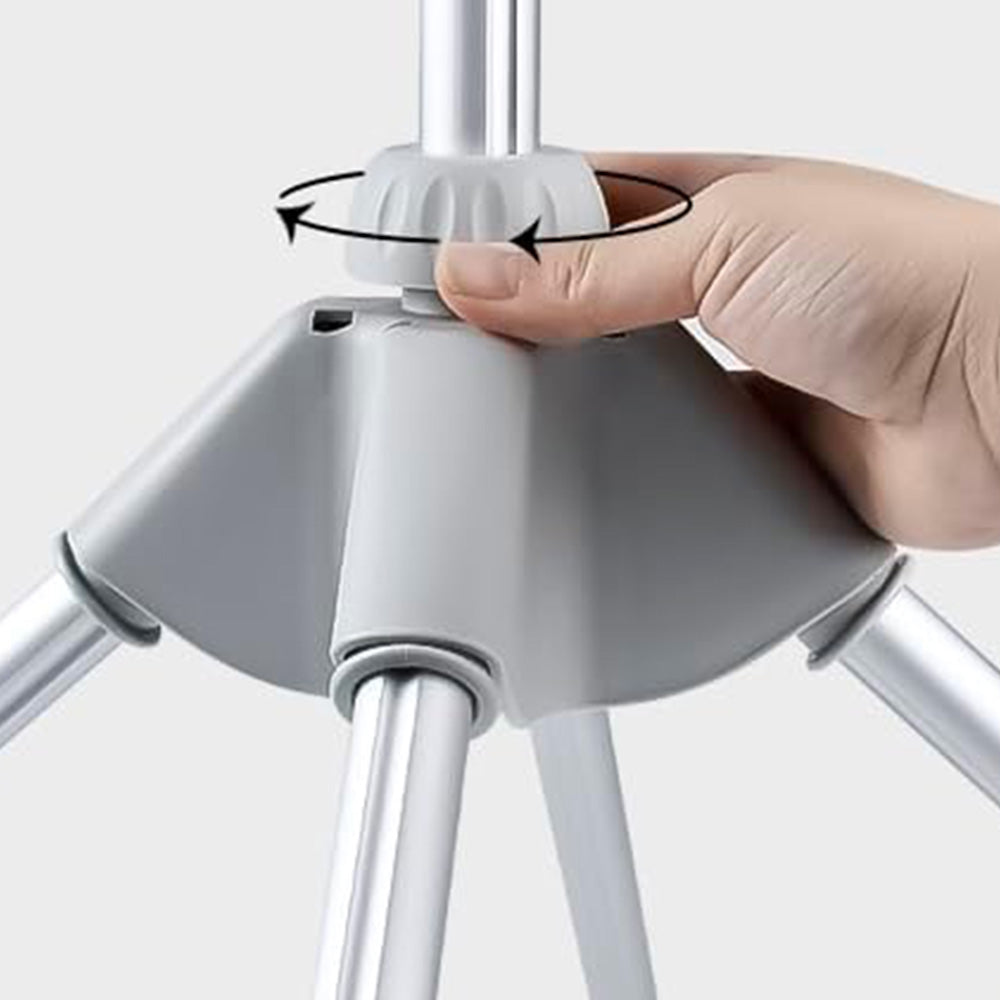 Foldable Garment Steamer Stand Adjustable Clothes Steaming Rack with Storage Bag