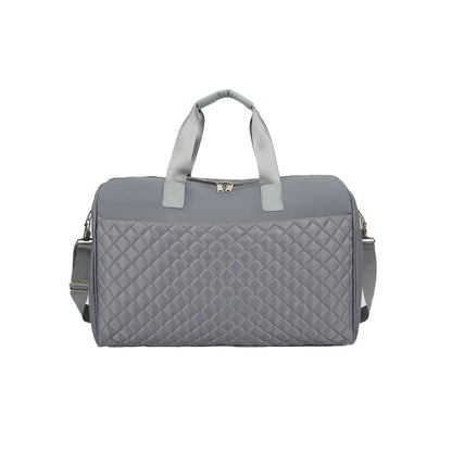 Women Large Travel Duffle Bag Carry-on Overnight Bag Weekend Travel Tote Bag Yoga Gym Bag Gray