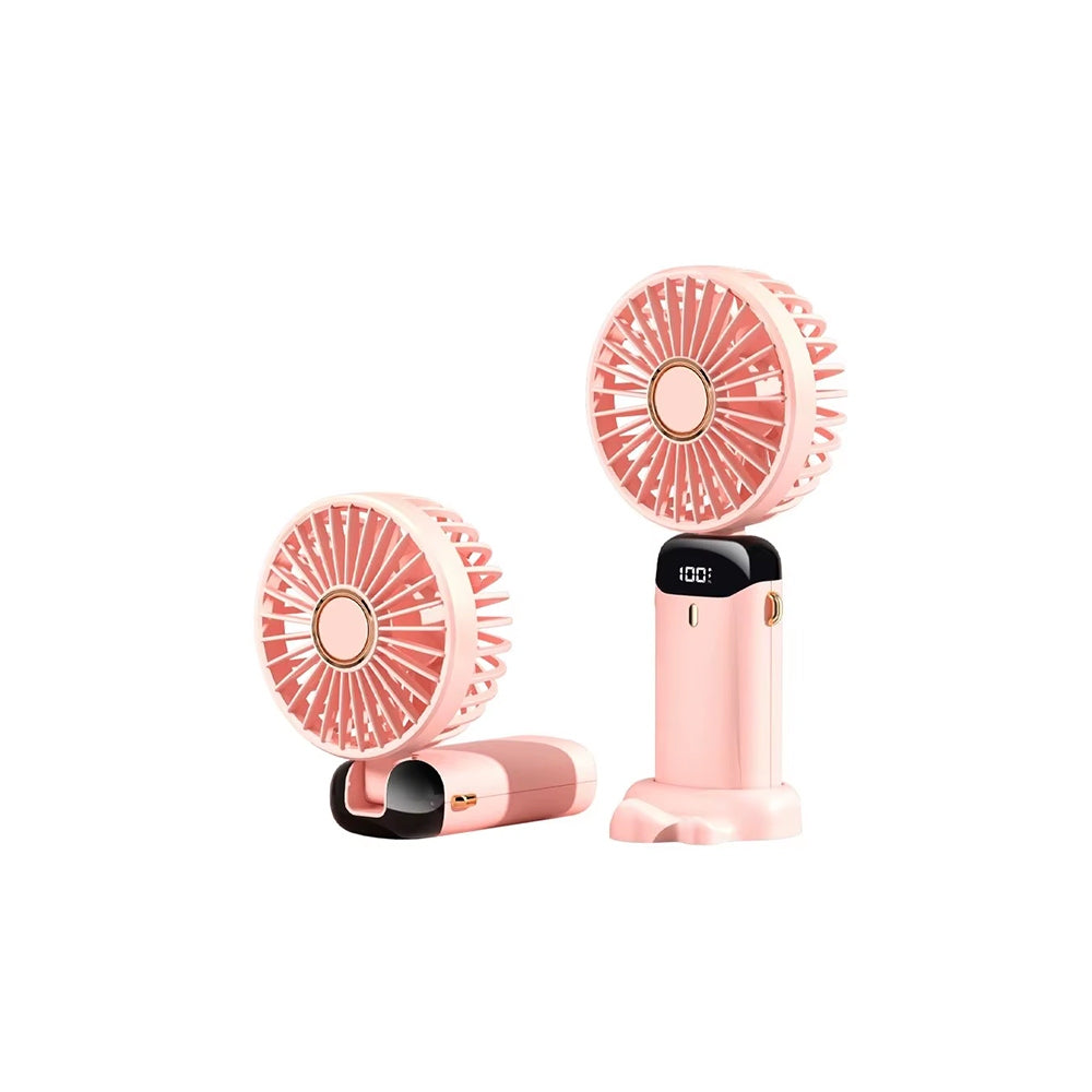 Portable USB Rechargeable Handheld Fan - Pink