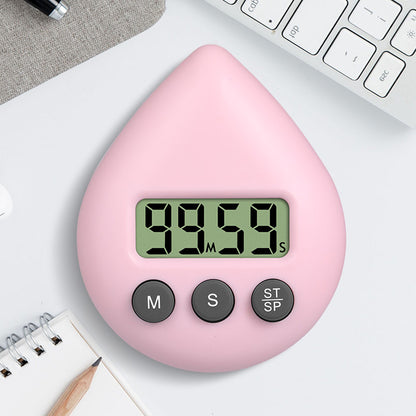 Water Resistant Digital Kitchen Countdown Timer-Pink