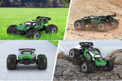 Remote Control Car 2.4GHz Rc Car Two Rechargeable Batteries Truck Toys with LED