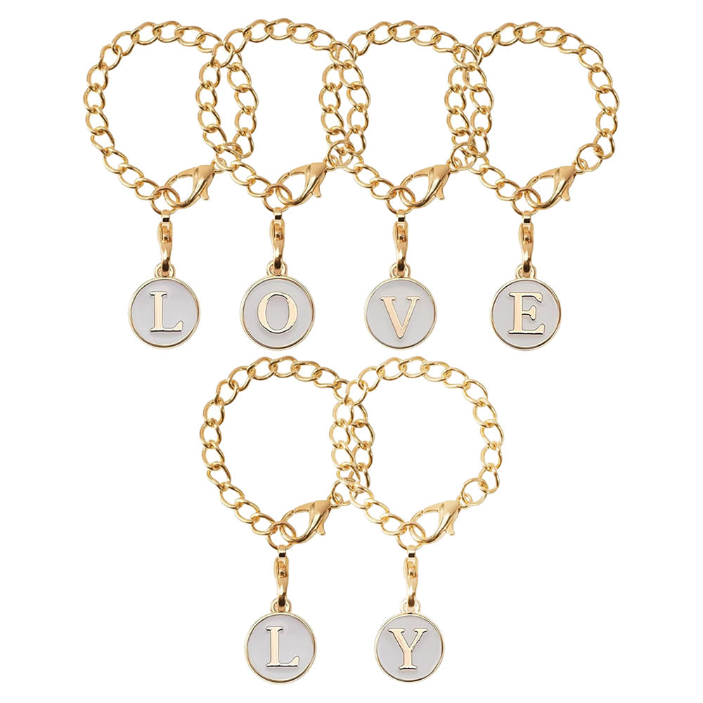 Letter Charm Accessories for Stanley Cup Tumbler With Handle Style 1