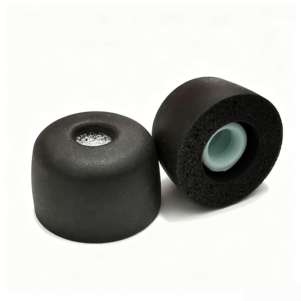 16 Pcs Memory Foam Ear Tips for Sony WF-1000XM6 XM5 XM4 Earbuds-Black