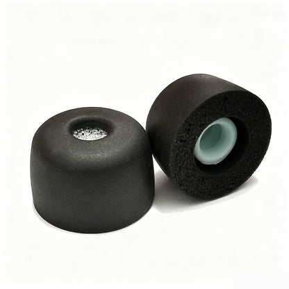 16 Pcs Memory Foam Ear Tips for Sony WF-1000XM6 XM5 XM4 Earbuds-Black