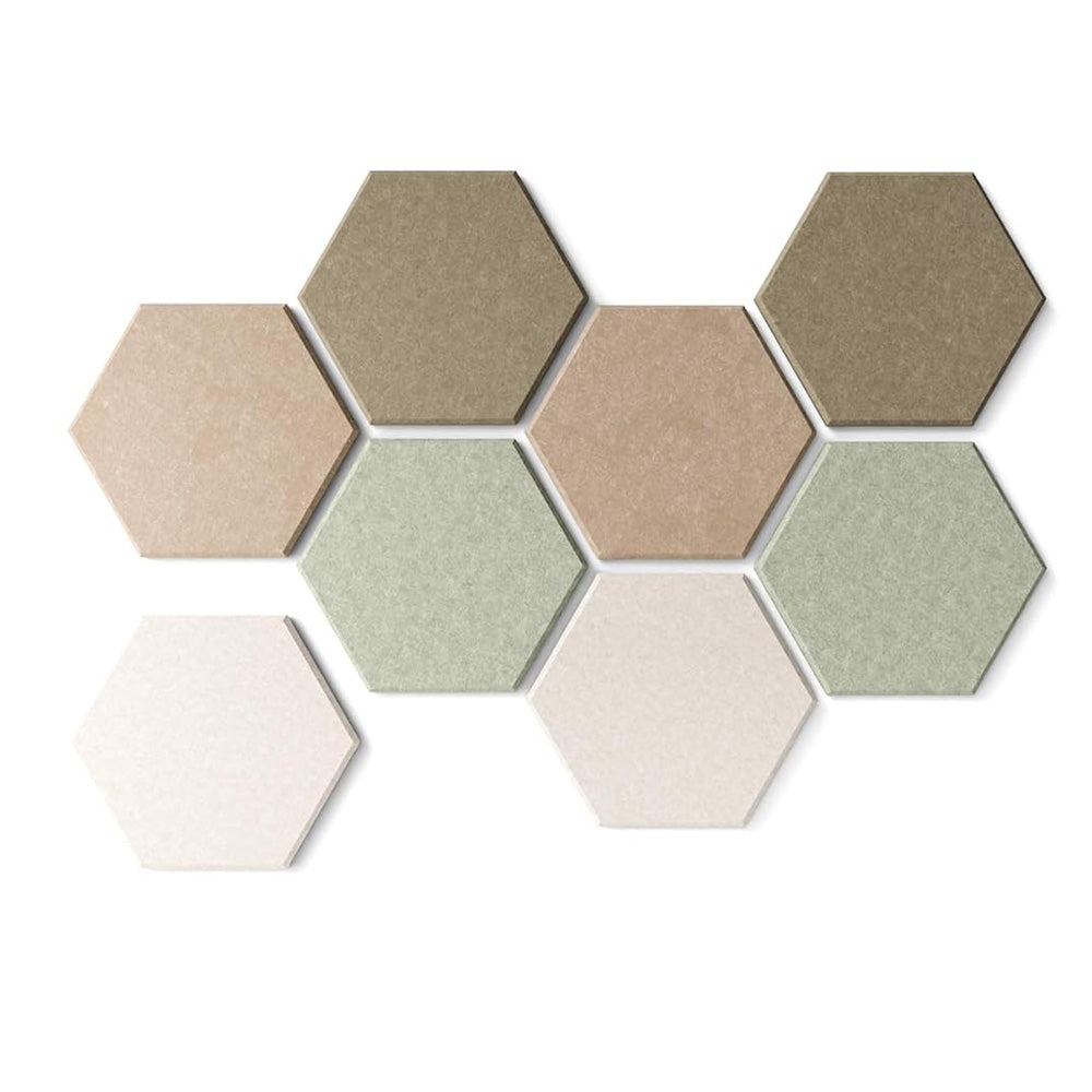 88Pcs Set Hexagon Felt Bulletin Board Wall Panels