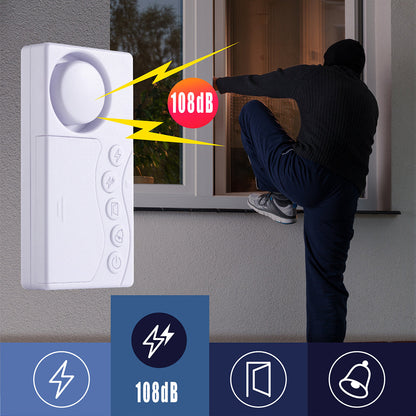 Freezer Door Alarm Magnetic Intrude Detector Security Alarm Wireless Adjustable Alert