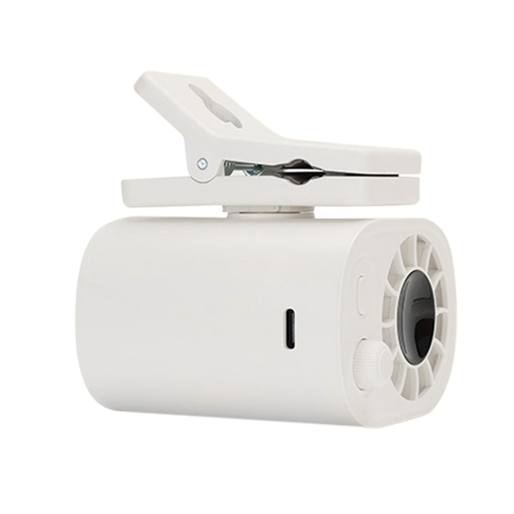 Car Clip-On Fan with LED Display ¨C 100-Speed Adjustable Portable Fan for Camping & Umbrella Use