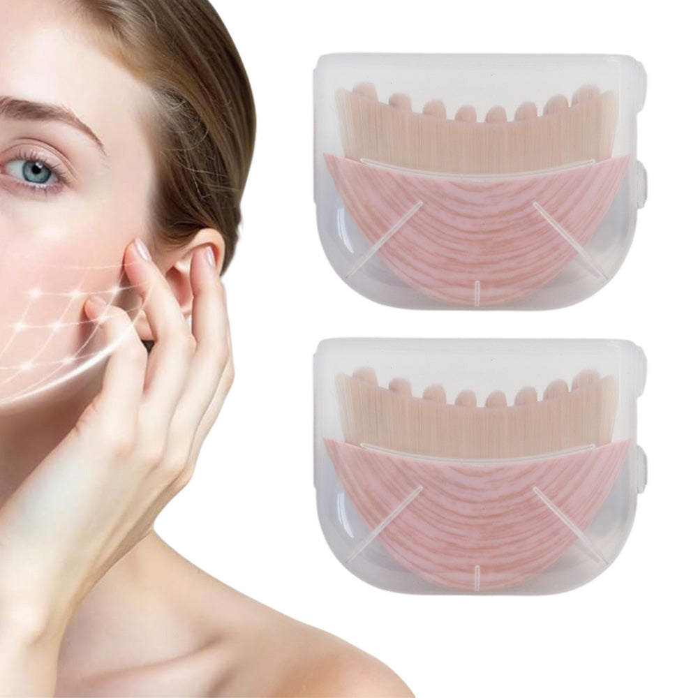 2 Pack Lymphatic Contour Face Brush Set