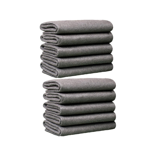 Microfiber Cleaning Cloth Pad of 10 Streak-Free Towel for Glass Kitchen and Home