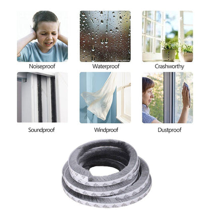 32.8 FT Weather Stripping Self Adhesive Door Seal Strip Window Stripping Weather Strips