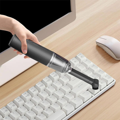 Portable Cordless Handheld Vacuum with Two Suction Modes - Black
