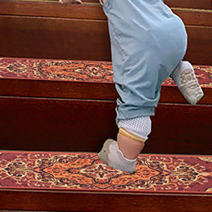 5Pcs Self Adhesive Carpet Stair Tread Stair Mat - Style 1